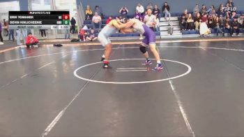 197 lbs Champ. Round 1 - Devin Kinlicheenie, New Mexico Highlands vs Erik Tomanek, Newman