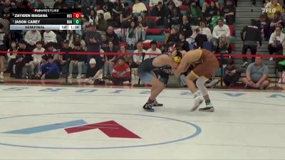 120 lbs Semifinal - Jason Carey, Bonanza vs Zayiden Magana, Western