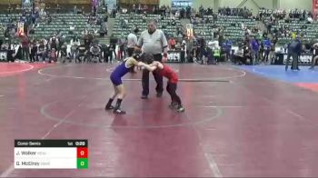 52 lbs Consolation - JT Walker, Nevada Elite vs George McElroy, Spanish Springs Wrestling Club