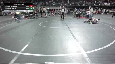 55 lbs Consi Of 8 #2 - Kelsea Seaman, Toms River vs Katalina Diaz, Cordoba Trained