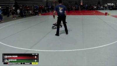 45 lbs Champ. Round 1 - Colson Pedri, K-M vs Cal Boehlke, Buffalo
