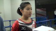 Yuko Shintake after World Championships Podium Training (in Japanese)