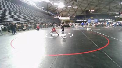 84 lbs Quarterfinal - Ricky Almaguer, Victory Wrestling-Central WA vs Myles Satiacum, Team Aggression Wrestling Club