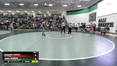 157 lbs Champ. Round 1 - Diego Barron, Rockwall Training Center vs Zachary Cooley, NW Vikings