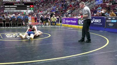 145 lbs Consi 5 - Mack Santoro, Saucon Valley vs Caden Judice, Bald Eagle Area