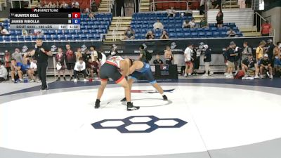 190 lbs Cons. Sub-rd Of 32 - Hunter Bell, Idaho vs James Ribolla, Indiana