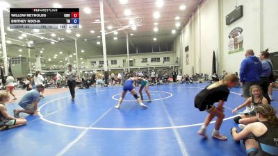 138 lbs Rr Rnd 8 - Willow Reynolds, Central Pennies vs Britney Rocha, Triumph Trained - Girls