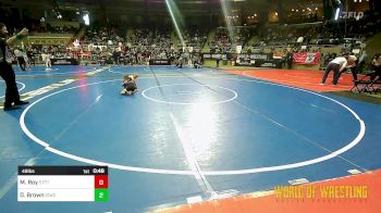 49 lbs Round Of 32 - Maxwell Roy, Standfast vs Dawson Brown, Indian Creek Wrestling Club