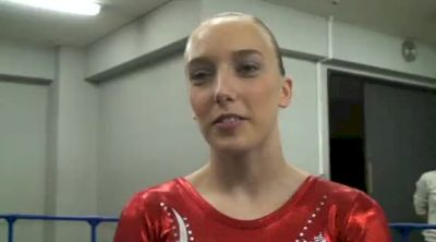 Mikaela Gerber after representing Canada at the World Championships