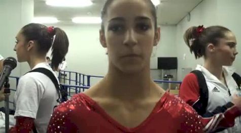 Aly Raisman of USA Led the Team through Qualifications and Advances to World Finals