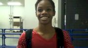 Gabby Douglas of Team USA after Hitting all events at World Championships