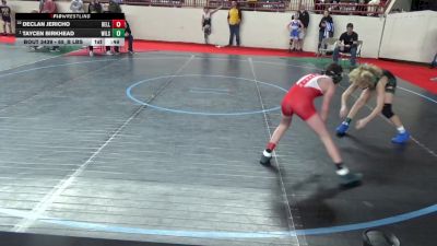 85_B lbs 7th Place - Declan Jericho, Belle Vernon vs Taycen Birkhead, Wilson