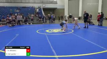 123 lbs Cons. Round 3 - Nathan Attisano, Legacy Christian Academy vs Blaze Van Gundy, Dublin Coffman