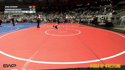 60 lbs Consi Of 8 #2 - Nara Jackson, Greater Heights Wrestling vs Evangeline Ballay, Bradley Central