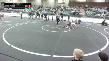 74 lbs Quarterfinal - Adriel Flores, Warriors Of Christ vs Dash Dias, Shootbox Rigby