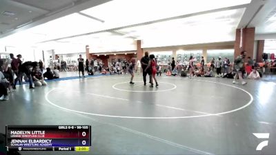 98-105 lbs Round 2 - Madelyn Little, Legend Wrestling Club vs Jennah ElBardicy, Scanlan Wrestling Academy