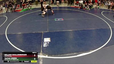 105 lbs Cons. Round 4 - William Shallenberger, Wasatch WC vs Taitan Green, Nevada Elite Wrestling