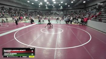 165 lbs Quarterfinal - Colin Scherer, Gibson Southern vs Blayden Lanman-Hewitt, Southridge