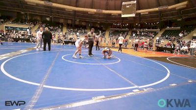 90 lbs Round Of 16 - Conner West, Cushing Tigers vs Brantley Walker, Chieftain Wrestling Club