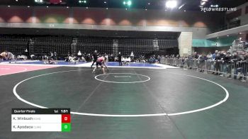 132 lbs Quarterfinal - Kaiya Winbush, Eaglecrest vs Kaylee Apodaca, Columbia