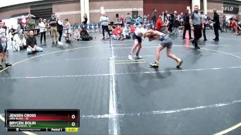 78 lbs Finals (2 Team) - Brycen Bolin, Team Palmeto vs Jensen Cross, Ares Black