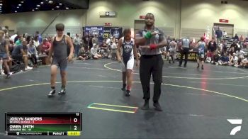 Semis & 1st Wrestleback (8 Team) - Owen Smith, Donahue WA vs Joslyn Sanders, Belding Orange