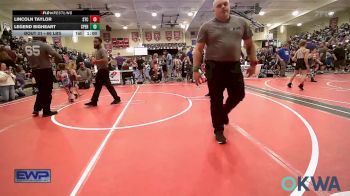 60 lbs Quarterfinal - Lincoln Taylor, Sallisaw Takedown Club vs Legend Bigheart, Sperry Wrestling Club