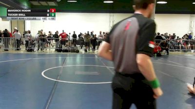 112 lbs Round Of 16 - Maverick Hoehn, IN vs Tucker Brill, NE