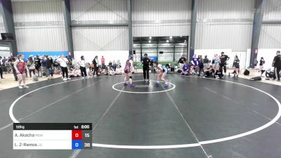 58 kg 3rd Place - Ava Akacha, MGW Vanquishers vs Liliana Zaku-Ramos, Jersey United Purple