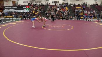 100 lbs 1st Place Match - Madison Healey, Wyoming Seminary vs Ella Thomas, Poland Seminary
