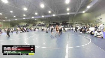 165 lbs Cons. Round 5 - Graison Kelley, Diamondville Wrestling Club vs Treyson Hunt, Sanderson Wrestling Academy