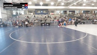 157 lbs Cons. Sub-quarters - Micah Ochoa, Consortium(bye) vs Christian Snyder, MLWC