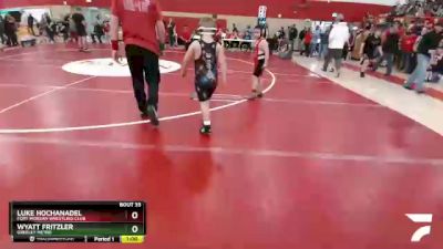 82-89 lbs Round 1 - Luke Hochanadel, Fort Morgan Wrestling Club vs Wyatt Fritzler, Greeley Metro