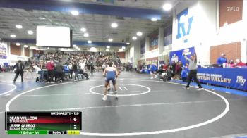 120 lbs Champ. Round 2 - Jesse Quiroz, Eleanor Roosevelt vs Sean Willcox, St John Bosco