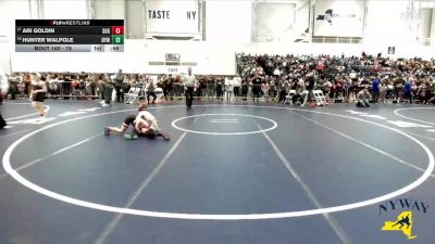 78 lbs Champ. Round 1 - Ari Goldin, School Of Grappling vs Hunter Walpole, Duanesburg-Schoharie Youth Wrestling