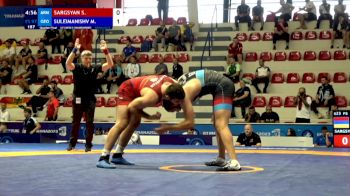 97 kg 1/4 Final - Sergey Sargsyan, Armenia vs Merab Suleimanishvili, Georgia