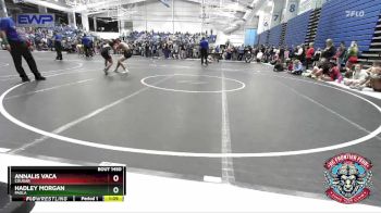 110-115 lbs Cons. Semi - Annalis Vaca, Cougar vs Hadley Morgan, Paola