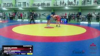 92kg Quarterfinal - Sawyer Loewen, Edmonton WC vs Arkhyp Gabroshvili, Central Toronto WC