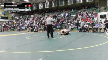 126 lbs Champ. Round 2 - Mason Hermes, Edison vs Tyler Della Rocco, Olentangy Orange