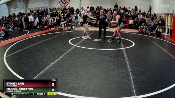 110 lbs Quarterfinal - Sydney Babi, Eaglecrest vs Madisen Stretton, Pagosa Springs