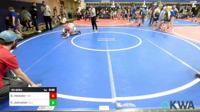 83-90 lbs Semifinal - Boston Heissler, Claremore Wrestling Club vs Karson Johnston, Collinsville Cardinal Youth Wrestling