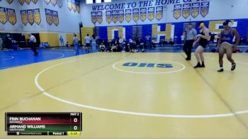 132 Blue 3rd Place Match - Armand Williams, South Dade vs Finn Buchanan, Buchholz