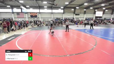 54 lbs Quarterfinal - Caden Ferguson, Mustang WC vs Isaiah Mariscal, Relentless