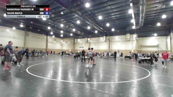 157 lbs Final - Kawayran Vazquez Jr, Tampa Bay Tigers Wrestling vs Talon Maple, Funky Monkey
