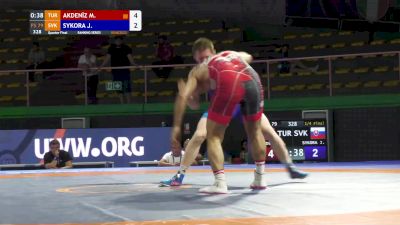 79 kg Quarterfinal - Muhammed Akdeniz, TUR vs Jakub Sykora, SVK