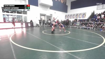 132 lbs Cons. Round 1 - Anthony Gutierrez, Heritage vs Jacob Jimenez, Bishop Amat