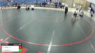 10U Boys - 63 lbs Cons. Semis - Tucker Jackson, Contenders Wrestling Academy vs Luca Amato, Team Tugman Wrestling Club