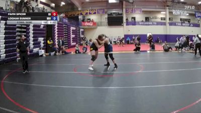 207 lbs Cons. Semi - Loghan Sumner, Missouri Baptist University vs Faith Spicer, Ottawa University