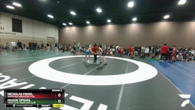 120-122 lbs Round 2 - Mason Opsahl, Texas Elite Wrestling Club vs Nicholas Fiegel, Grapevine Wrestling Club