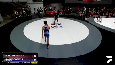 119 lbs Round 2 (10 Team) - Tyler VanBebber, SDIKWA-GR vs Jose Casas, KCWA-GR